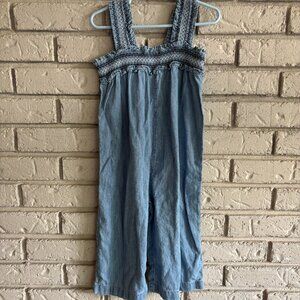 GAP KIDS Girl’s Denim Romper Jumpsuit Size 4 Toddler